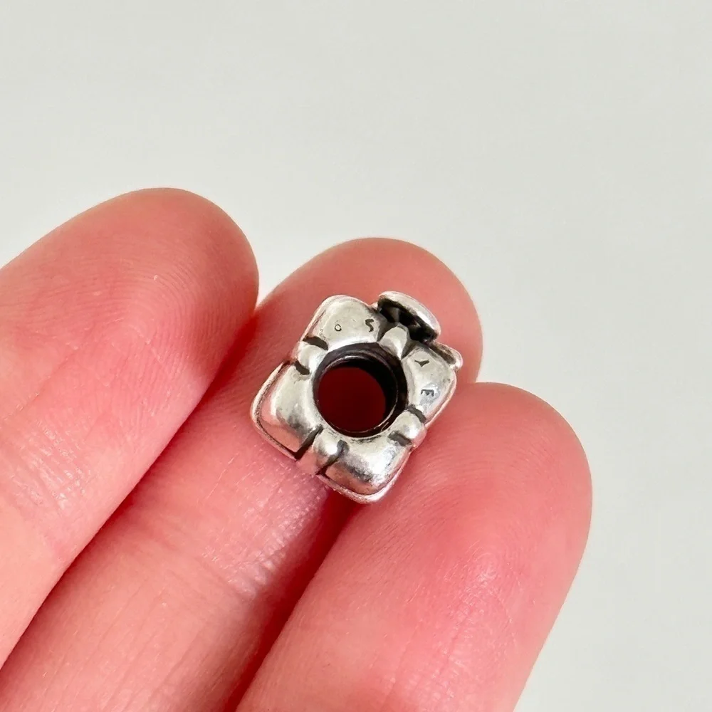 Pandora Retired Present Gift Box Bead Charm